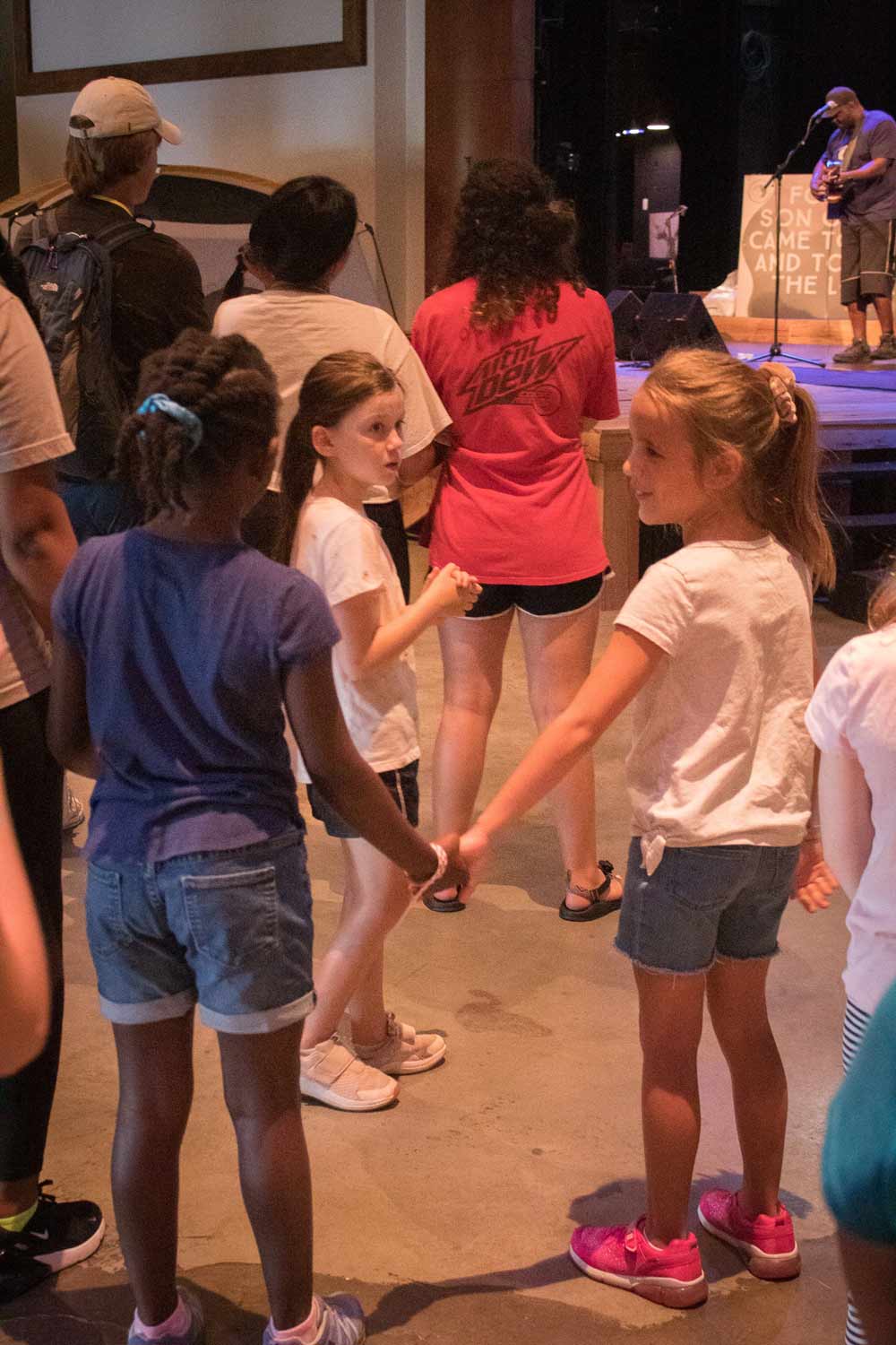 Making friends while worshipping